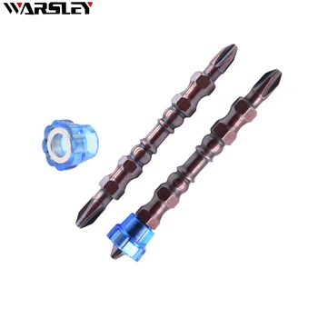 

Double Head Electric Screwdriver Set Phillips Screw PH2 1/4"New Hardness Magnetic 65MM Cross Head Screwdriver Bit