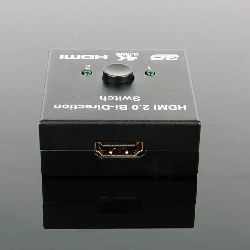 2x1 или 1x2 2 порта Ultra HD 4K HDMI переключатель двунаправленный коммутатор сплиттер с HDCP сквозной для HDTV Blu-Ray DVD спутниковый