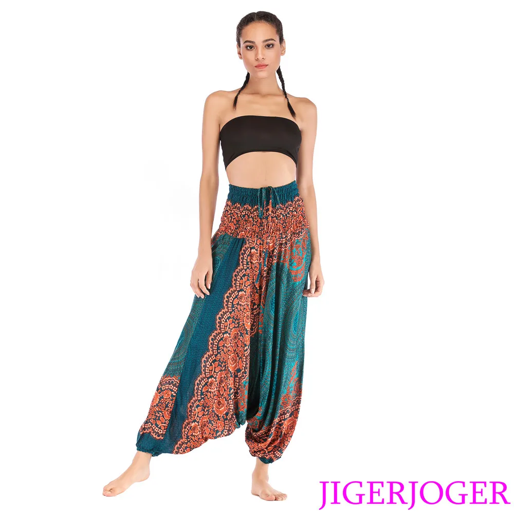 BRMJ005 Big Round Mandala Jumpsuit Teal Blue (2)