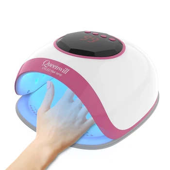 

LED Nail Lamp for Manicure 54W Nail Dryer Machine UV Lamp For Curing UV Gel Nail Polish Sensing LCD Display Manicure Salon Tool