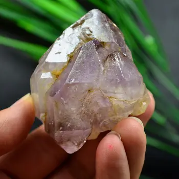 

Purple Crystal Rough Stone Natural Brazil Purple Crystal Backbone Decoration Bones Crystal Crystal Column Stripes Crystal C156