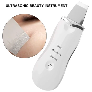 

2021 Beauty Star Ultrasonic Face Cleaning Skin Scrubber Facial Cleaner Skin Peeling Blackhead Removal Pore Cleaner Face Scrubber