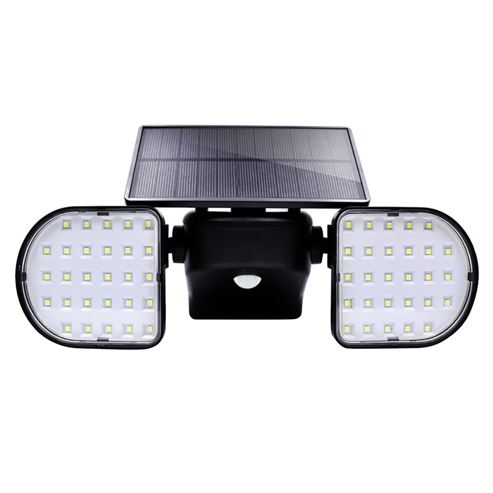 

Wall Light 56 LED Durable ABS Driveway Double Head Motion Sensor Waterproof Solar Powered Rotatable Garden Adjustable Outdoor