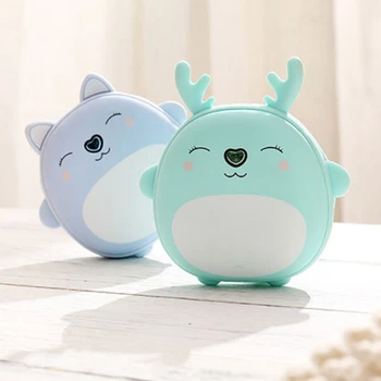 

Cute Cartoon Winter Mini Hand Warmer Portable USB Rechargeable 6000MAh Power Bank Double Sided Quick Heating