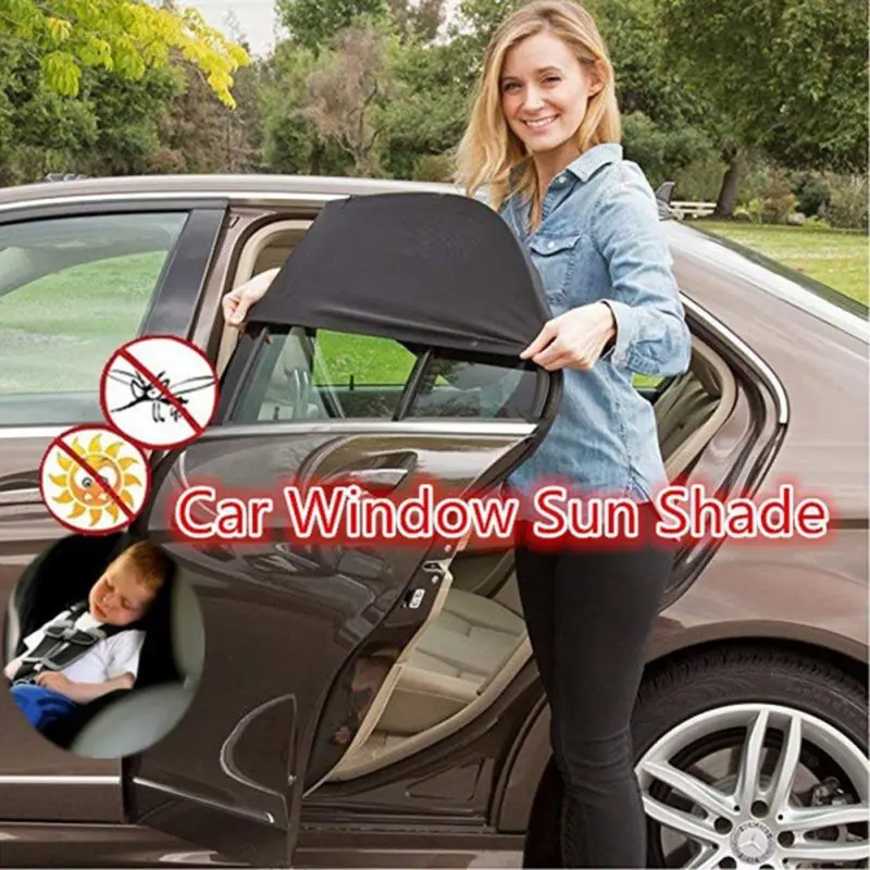 

2Pcs Car Window Sunshade Sunscreen Insulation Side UV protection Window Protection Film Cover