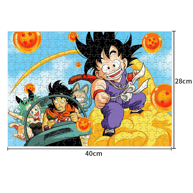 Rompecabezas de madera de Dragon Ball para niños, juguete educativo de  dibujos animados, Son Goku, regalo de Navidad - AliExpress