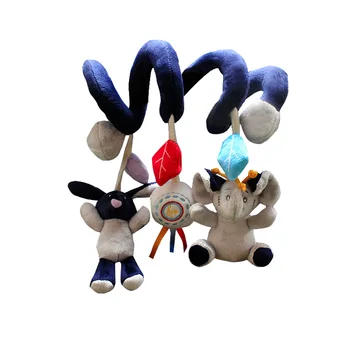 

Pendant Animal Shape Stuffed Stroller Bedroom Gift Sound Mobile Plush Toy Bedside Rattle PP Cotton Hanging Bell Crib