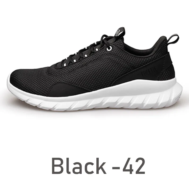 Black 42 Xiaomi FREETIE спортивная обувь легкая проветриваемая эластичная трикотажная обувь дышащие освежающие Городские кроссовки для бега для мужчин - Цвет: Black 42