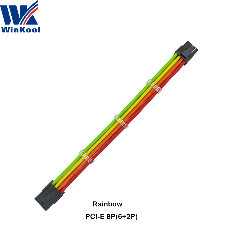 WinKooL_Rainbow_PCI-E_8P_Extension_Cable