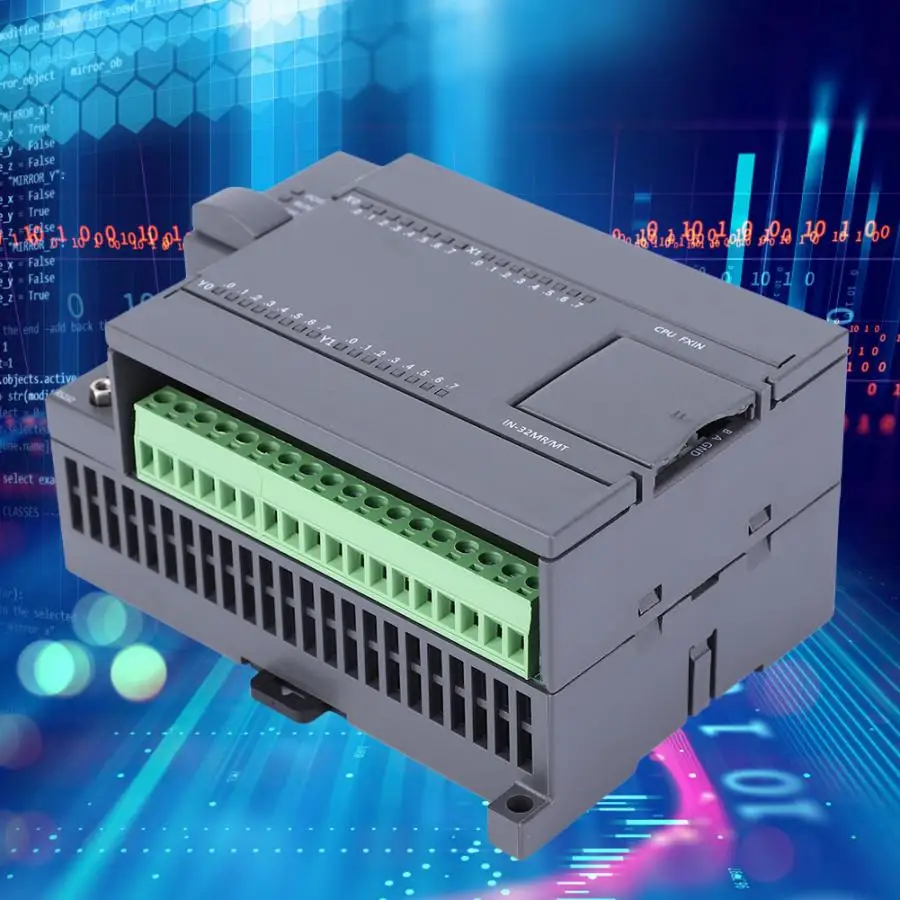 

PLC Programmable Logic Controller FX1N-32MR PLC Industrial Control Board Anti-Interference 16 Relay Output DC 24V