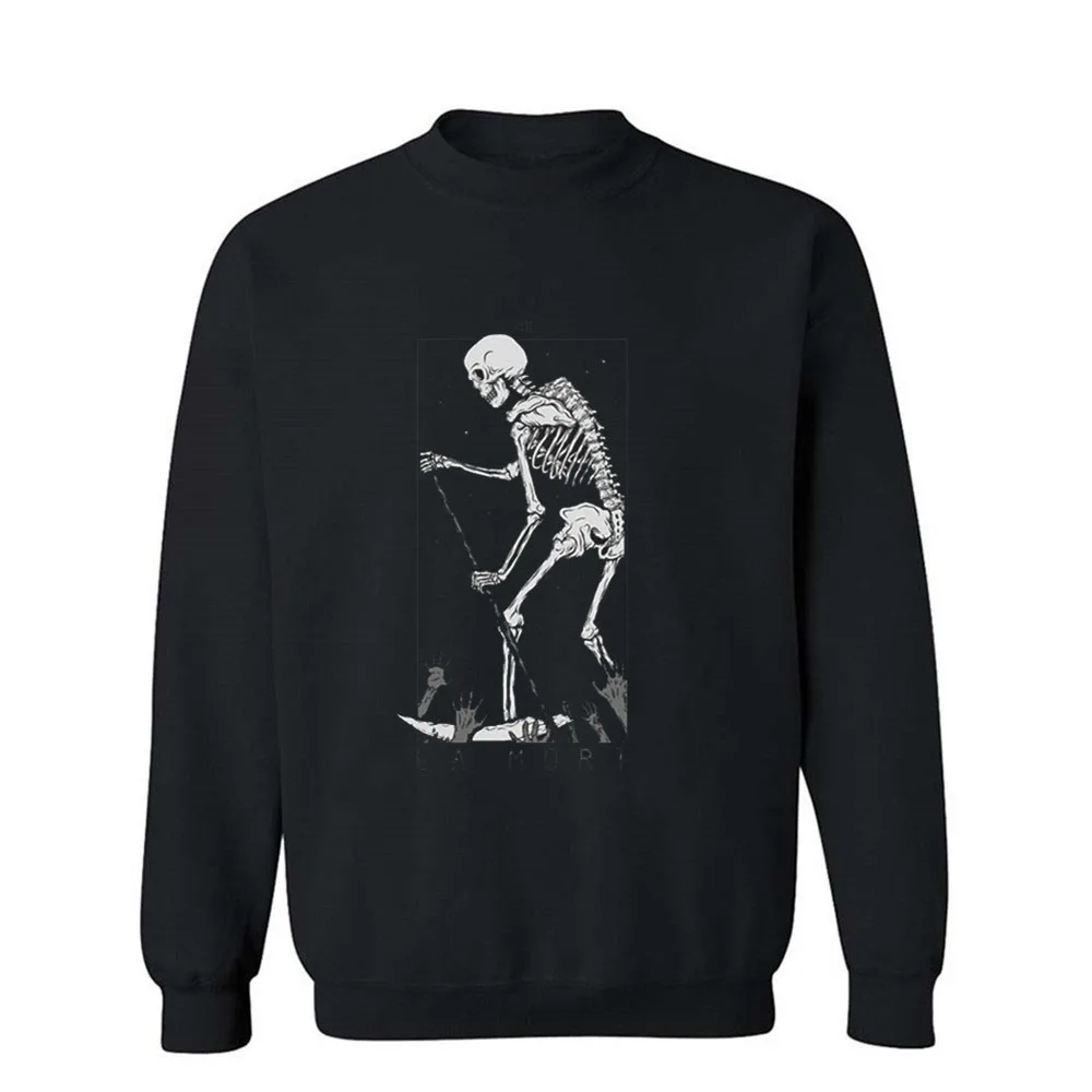 

Men's Football Shirt Off White Gym Couture Hip Hop 100% Cotton Print Hoodie Men Skull Man Sudadera Hombre Billie Eilish