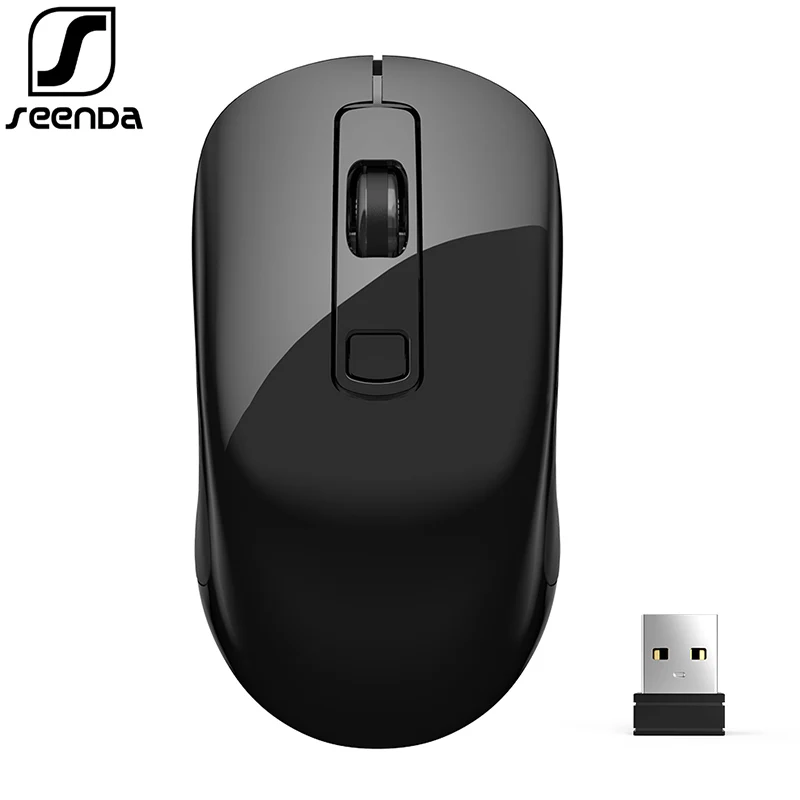 Портативная беспроводная мышь SeenDa 2 4 ГГц USB 3 0 эргономичная мини для ноутбука