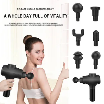 

Muscle Massage Deep Tissue Massager Set Muscle Relaxing Machine 6 Head/3 Level Speeds 2020 Slimming Shaping Massager CY