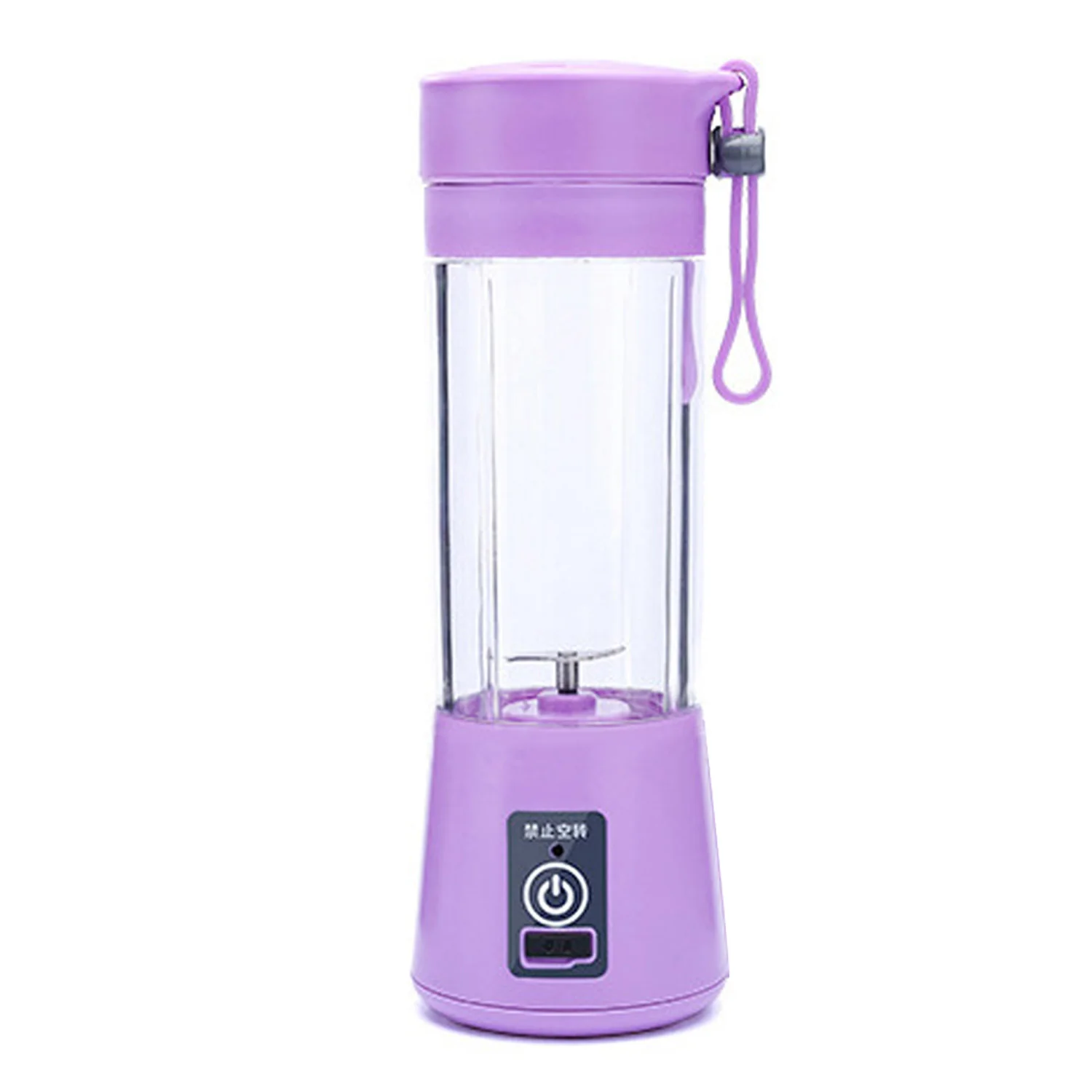 Behogar 380 мл 4 лезвия блендер соковыжималка чашка USB перезаряжаемая электрическая автоматическая фруктовая Соковыжималка Блендер Бутылка Чашка-Миксер Бутылка - Цвет: Purple
