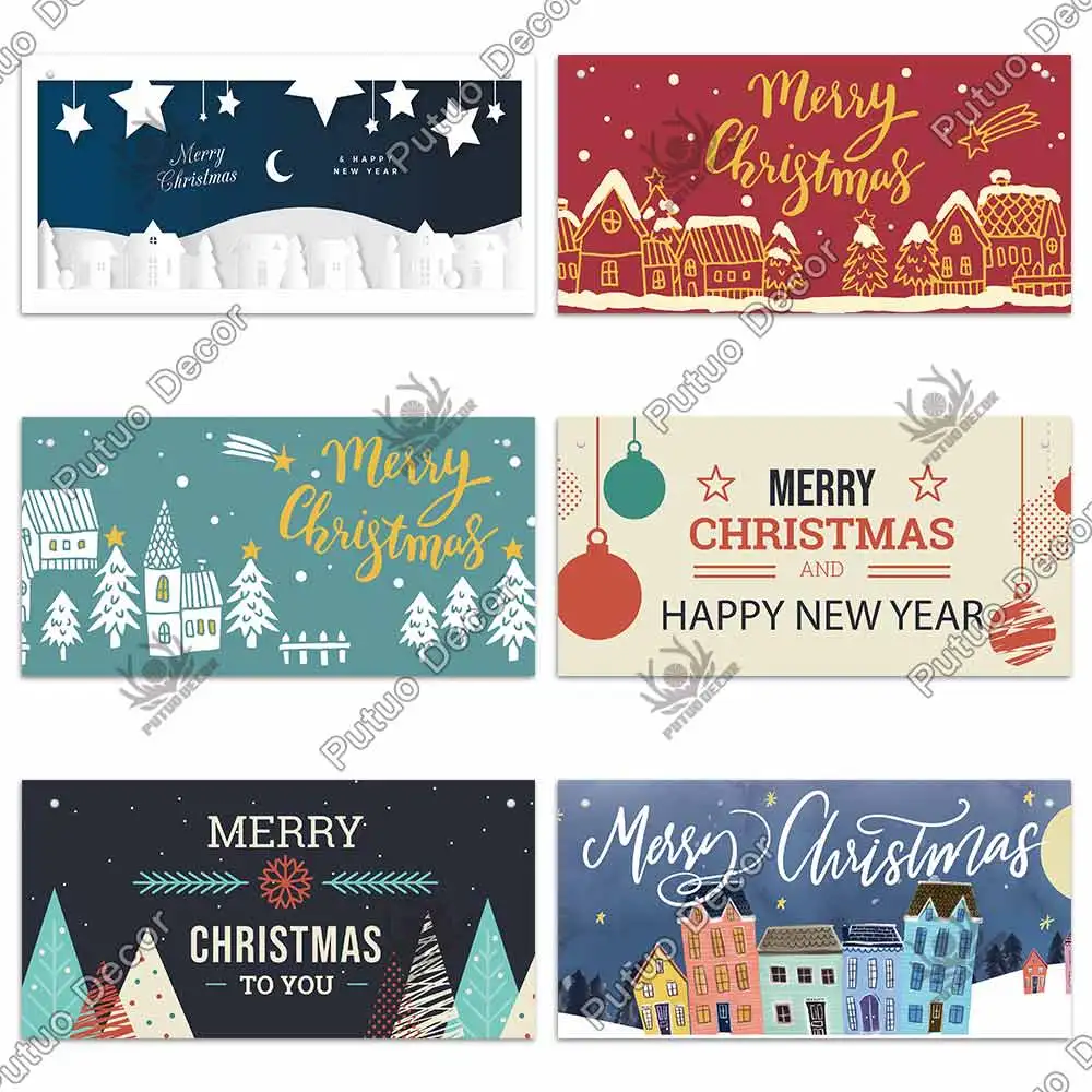 Christmas Wood Hanging Signs - Festive Decor for the Holidays Christmas Wood Hanging Signs - Festive Decor for the Holidays
