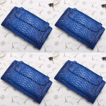 

Fashion Cow Leather Day Clutch One Shoulder Cross-body Bag Small Crocodile Pattern Genuine Leather Clutch Chain Women's Handbags