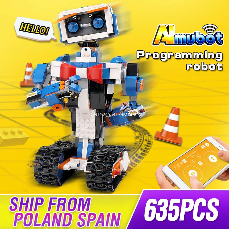 

Idea intelligent programming robot Boost WALL E Toys Model Building set Self Locking Bricks Blocks compatible17101 toys