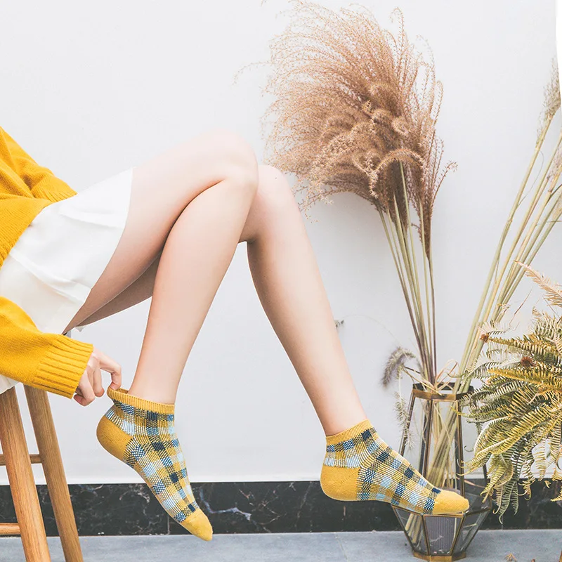 Новые женские носки, хлопковые носки-башмачки