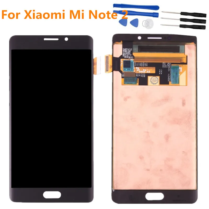 

100% OLED For Xiaomi Mi Note 2 LCD Display Screen For mi Note 2 LCD display 5.7 inch Touch Screen Digitizer +frame