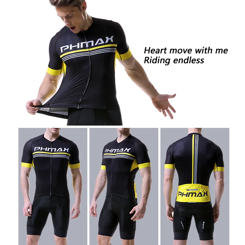 Комплект одежды PHMAX для езды на велосипеде летняя дышащая одежда 2020|Велосипедные