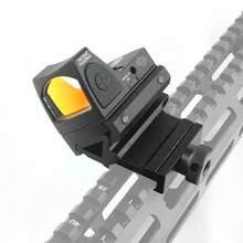 Glock-mira telescópica óptica para Rifle, mirilla óptica de punto rojo Micro réflex, brillo ajustable, para caza, Airsoft