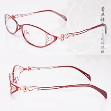 Новые ретро круглые маленькие рамки очки для чтения ультра светильник прозрачные линзы дальнозоркий синий светильник блокирующие очки полый аксессуар для глаз рамка NX