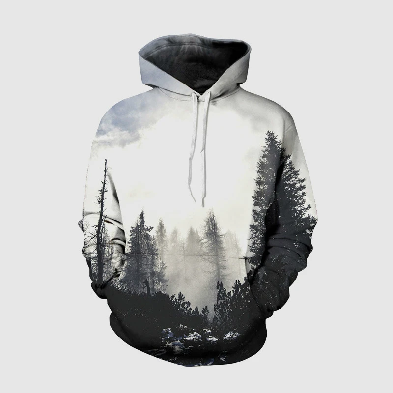 

Mens Sweatshirt 3 DPrinting Hooded Loose Male Women Couple Tops Casual Hip Hop Unisex Long Sleeve Tracksuits Pullovers