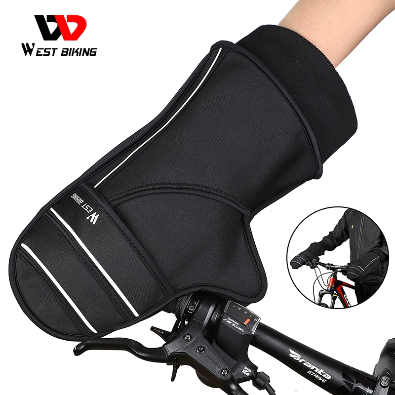 West Fietsen Fietsstuur Handschoenen Voor Winddicht Reflecterende Elektrische Fiets Motor Fietsen Mtb Handle Bar Wanten|Wielersport handschoenen| AliExpress