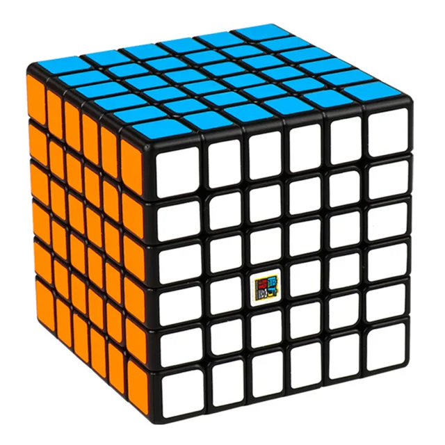 Черный Новое поступление MF8843 Cubing класс MF6 6x6 волшебный куб пазл для Тренировки Мозга Игрушка-красочный - Цвет: Черный
