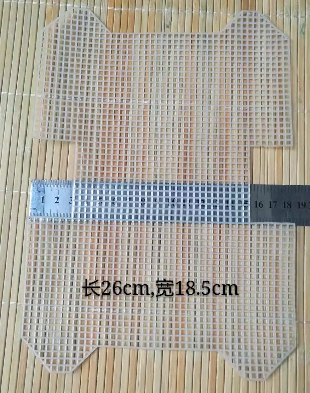 Высокое качество 14CT/7ct прозрачный пластиковый холщовый материал для крестов украшения для шитья орнаменты колокольчики