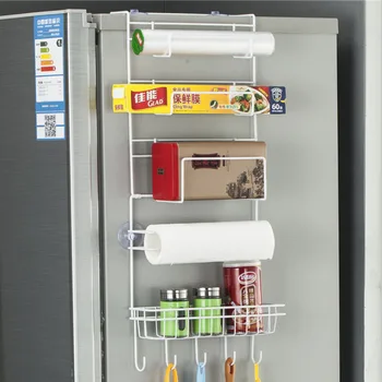 

Refrigerator Rack Side Shelf Sidewall Holder Multifunctional Kitchen Supplies Storage Racks Household Multi-Layer Fridge Storage