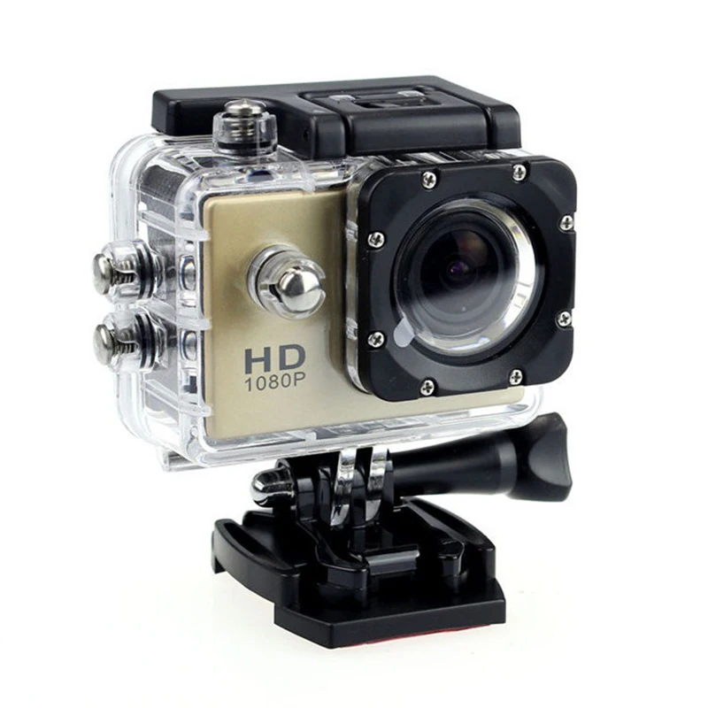 Full HD Waterproof Camera Sports Camera DV Camera Action Camcorder 1080P Car Cam 500W Pixel Wide-angle Camera 30M Waterproof