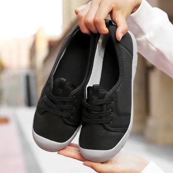 

Women Sneakers Lace up Canvas Shoes Ladies Casual vulcanize Shoes Female Flat Trainers Basket Femme Flats tenis feminino