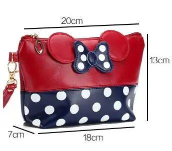 Travel Women Cosmetic Bag Mickey Makeup Case bag Zipper Hand Holding Make Up Handbag Organizer Storage Pouch Toiletry Wash Bags