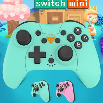 

Wireless Mini Gamepad Controller For Nintendo Switch / Lite Girly Pink NFC Function + Back Button Attachment +Replace Shell Cute