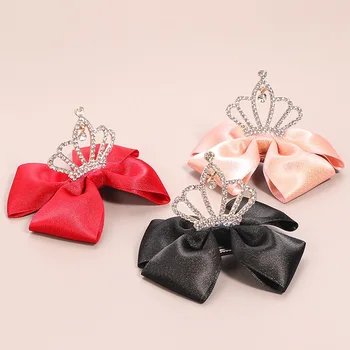 

Bowknot Crown Cute Headdress Hair Clips Lined Hair Pin For Baby Girls Teens Toddlers Hair Accessories Gifts Hot Girls Hair Clips