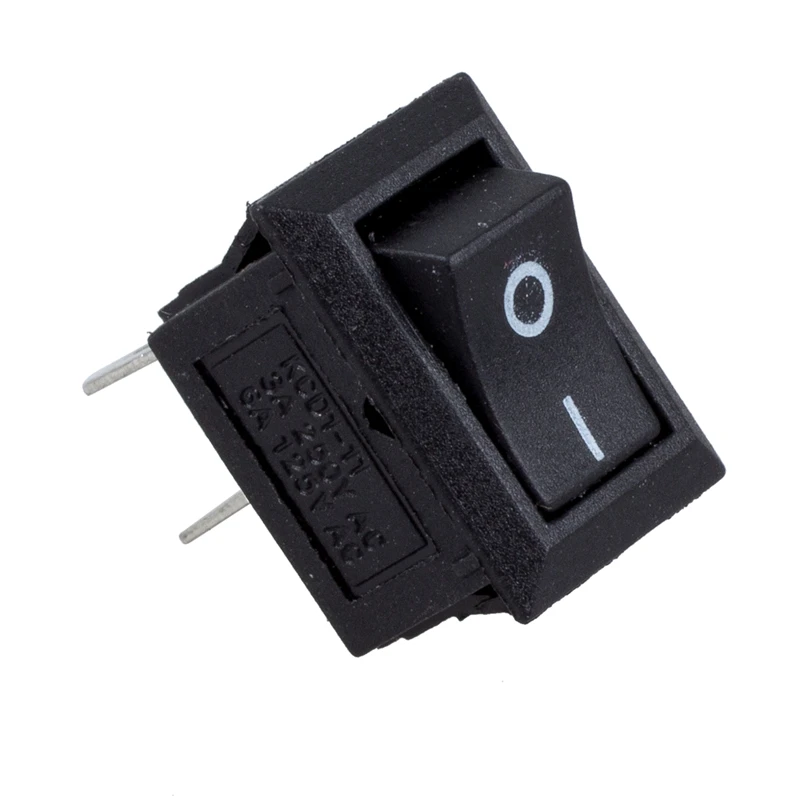 

5 x AC 250V 3A 2 Pin ON/OFF I/O SPST Snap in Mini Boat Rocker Switch