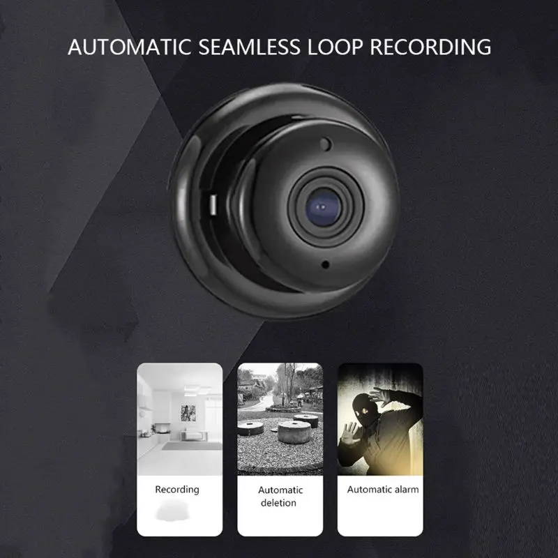 Мини Wi-Fi 1080P камера беспроводная CCTV инфракрасная камера ночного видения детектор движения 2-Way аудио трекер движения Домашняя безопасность