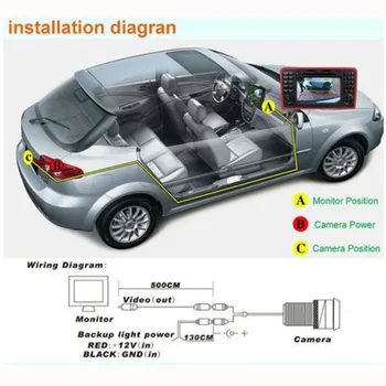 

Car Rearview Camera For FORD Fiesta S-Max Focus 1/3 Sensor CCD 12VDC Handle\t
