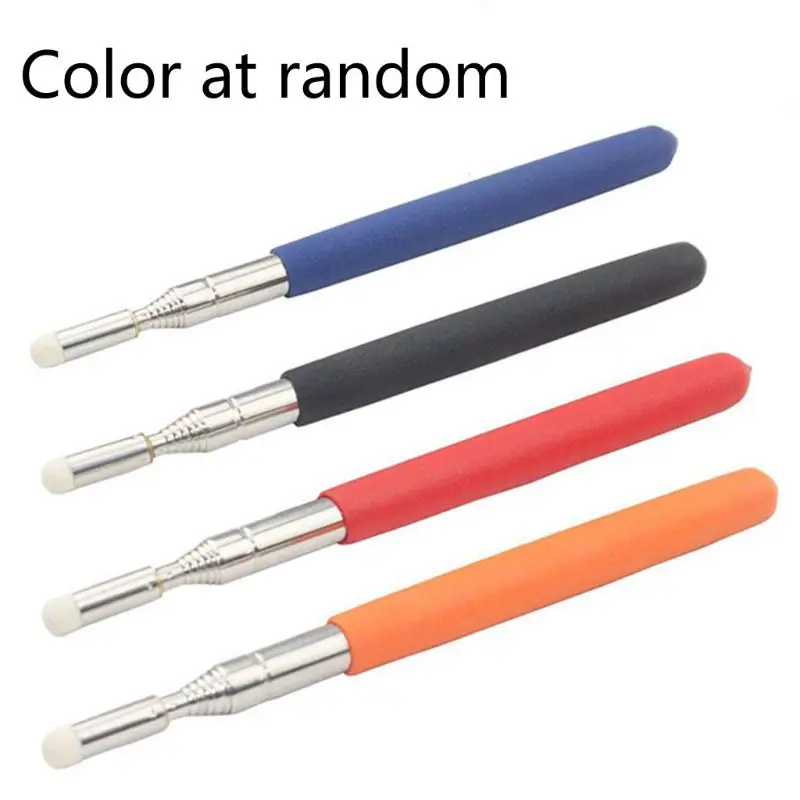 

Professional Touch Whiteboard Pen High Quality Felt Head 1 Meter Stainless Steel Telescopic Teacher Pointer Random color