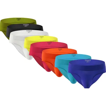 

Men's New Style Sexy Briefs Breathable Pure Color Underwear Mens U convex bag hip Panties Man Underwear Shorts Cueca Gay Panties