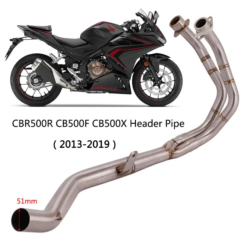 For Honad CBR500R CB500X CB500F Motorcycle Connecting Mid Pipe Muffler Pipe
