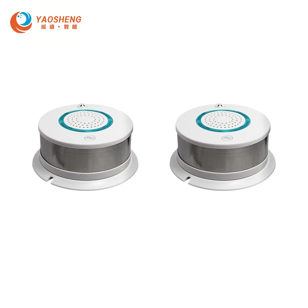 PA-438W-2 Wi-Fi дым+ тепловой детектор независимая сигнализация беспроводная пожарная защита датчик дыма Домашняя безопасность пожарное оборудование умное приложение управление - Цвет: PA-438W-2