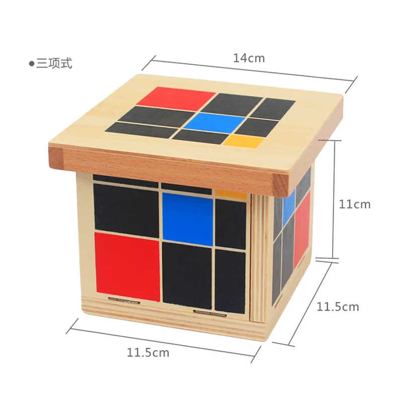

Montessori Teaching Aids Montessori Training Aid 1-3 Years Old Children Unisex Toy Building Blocks Non-package