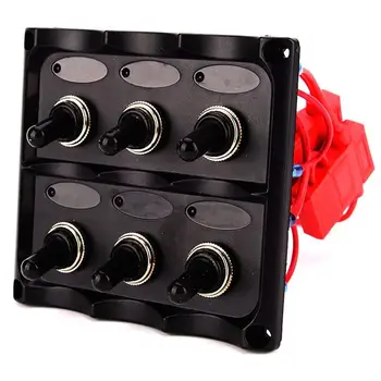 

6 Group Push Button Switch Cab Accessories Best Selling 6 Group Push Button Switch Combination Switch Panel Switch