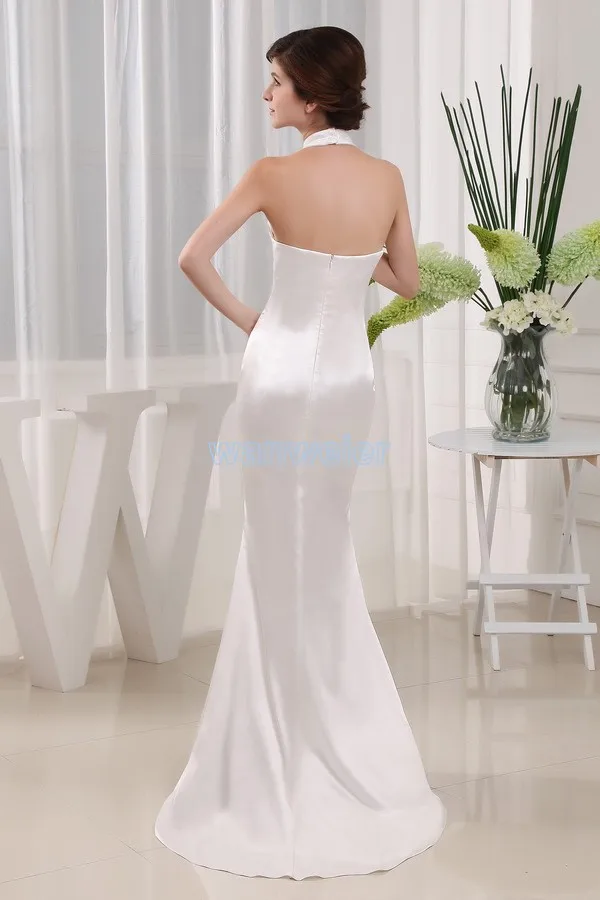 free shipping new fashion elegant formal design gown brides maid custom size white/ivory sexy Mermaid bridesmaid dresses