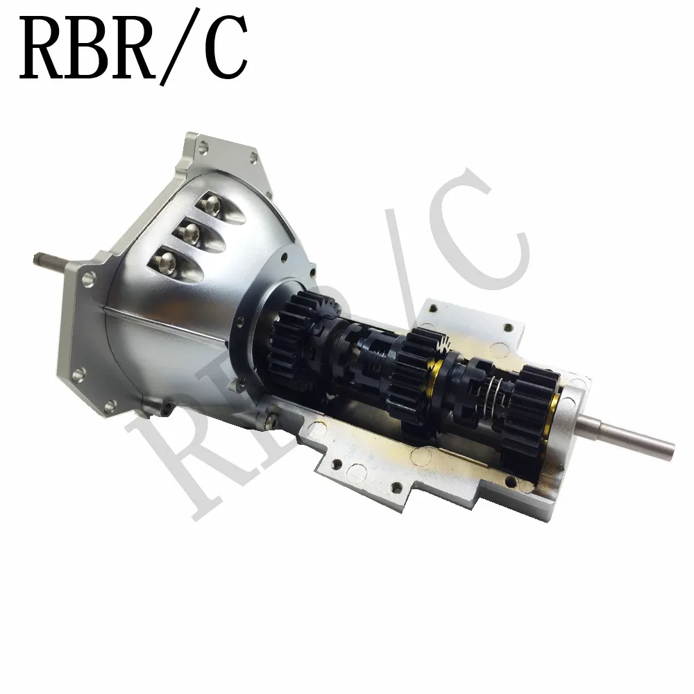 RBR/C 1:10 V8 dual motor three-speed gearbox for TRX4 SCX10 D90 remote control car off-road climbing conversion upgradeDIY parts