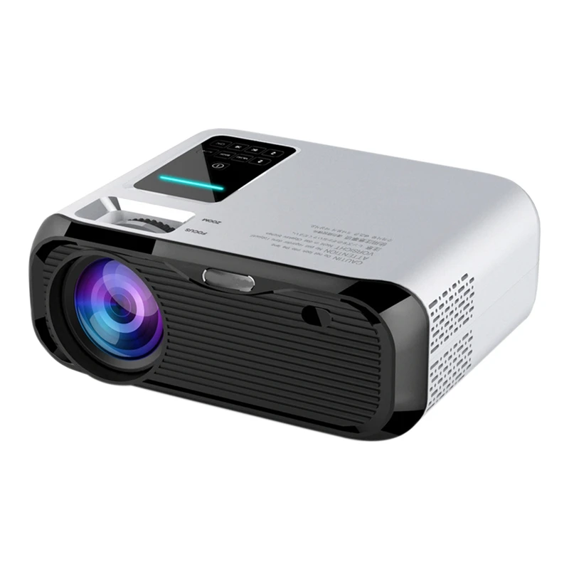 

Portable LCD HD 1280X720P Business Office Home Mini Smart Projector Support Mobile Phone With Same Screen(EU Plug)