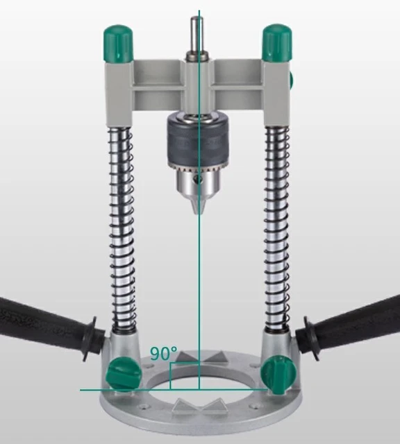 Support de perceuse électrique, Guide de perçage Vertical réglable,  localisateur d'angle droit, outils pour le travail du bois - AliExpress