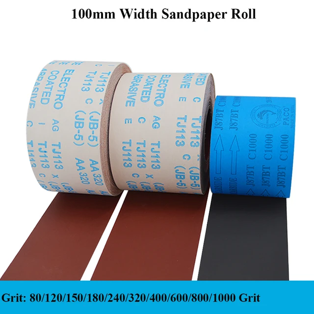 1 2 5M 4 100mm Width Sandpaper Roll Emery Cloth Sand 48 OFF 1-2-5m-4-100mm-width-sandpaper-roll-emery-cloth-sand-48-off